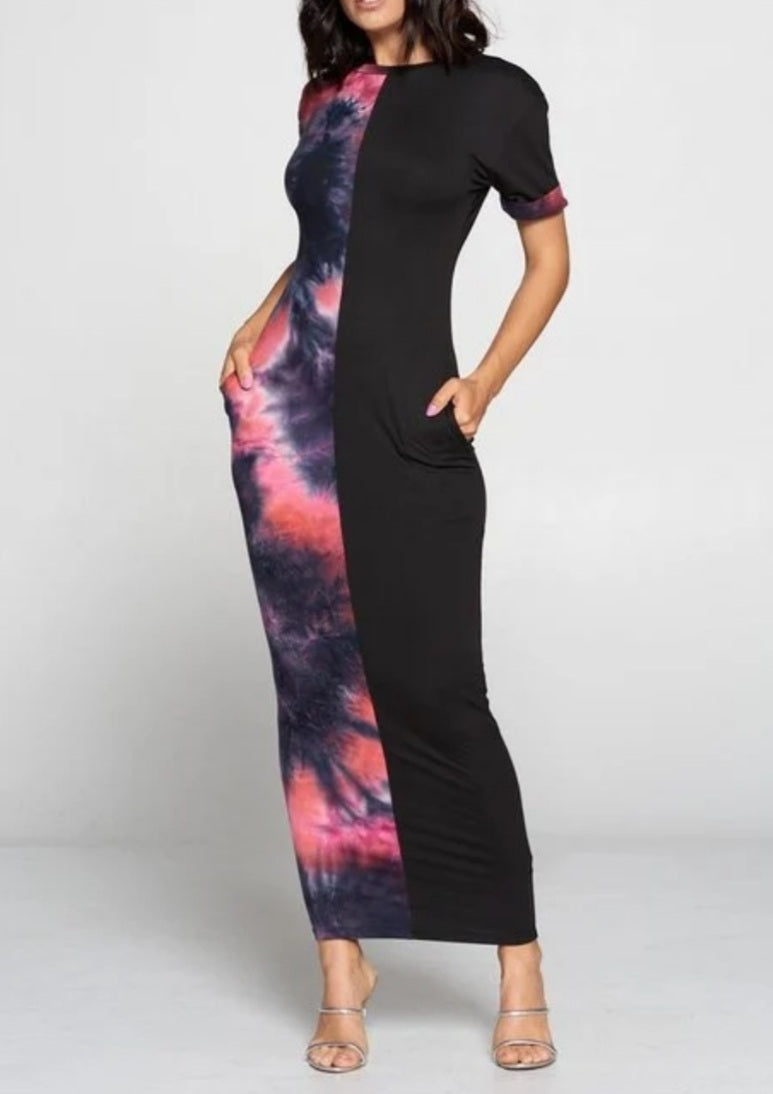 OPPOSITES ATTRACT MAXI DRESS