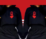 QUEEN BAE CROPPED HOODIE