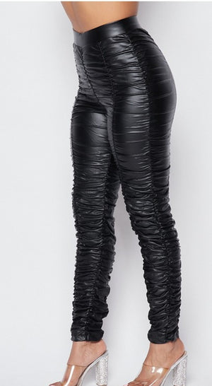 LENA LEATHERETTE PANTS