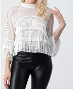 TINA FRINGE BLOUSE